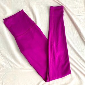 Raspberry Colored Lululemon Leggings